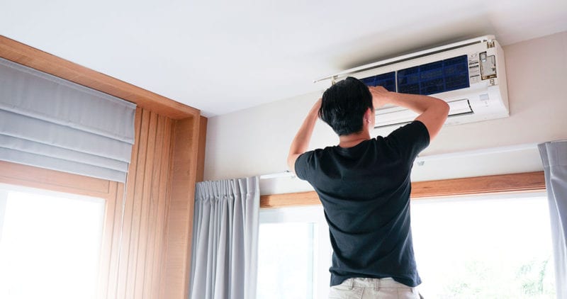 Ductless mini-split AC