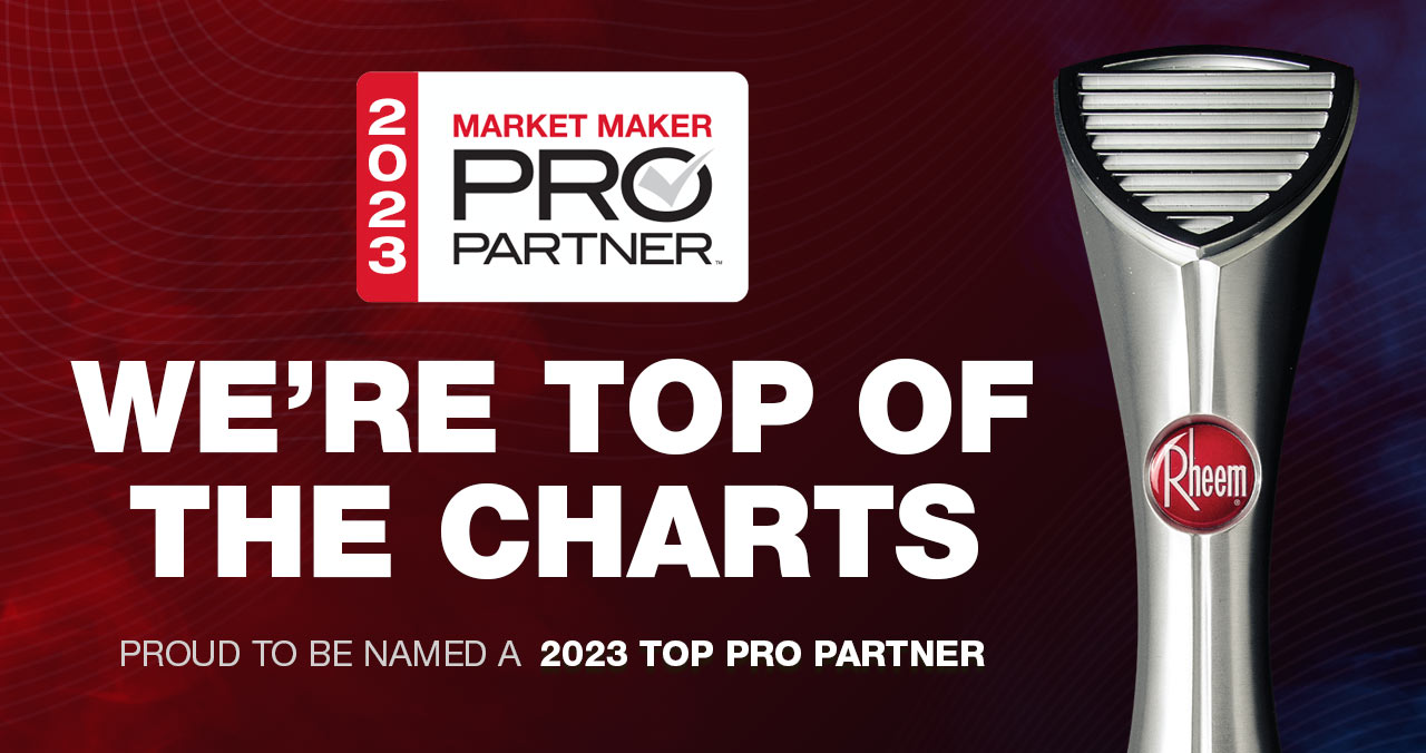 Aspen Aire Heating & Cooling Named 2023 Rheem Top Pro Partner